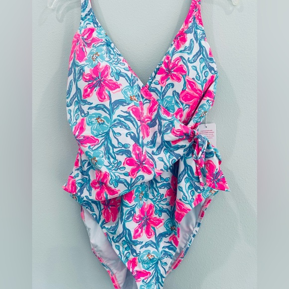 🏖️Beachbound🏖️ NWT Lilly Pulitzer One Piece Swimsuit Sz 14 - Picture 4 of 7